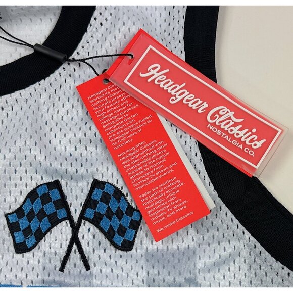 Nipsey Hussle #60 Crenshaw Headgear Classics Mens Large White Checkered Jersey - Picture 6 of 11